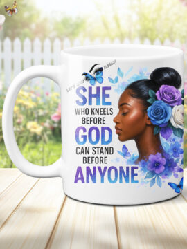 She Who Knees Before God Photo Mug