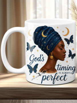 God's Timing Photo Mug