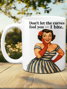 Don't Let The Curves Photo Mug