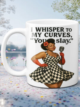 I Whisper To My Curses You Slay Photo Mug