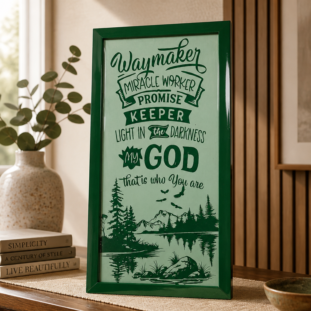 “Waymaker” Faith-Inspired Scripture Wall Art