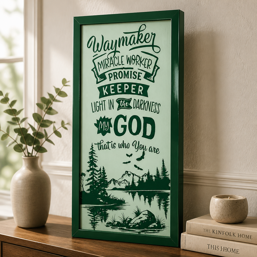 “Waymaker” Faith-Inspired Scripture Wall Art - Image 3