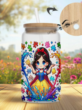 Snow White Autism Frost Jar 16oz