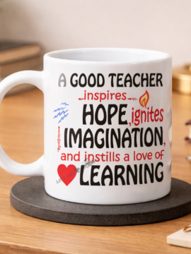 “Inspire & Ignite” Teacher Motivation Photo Mug